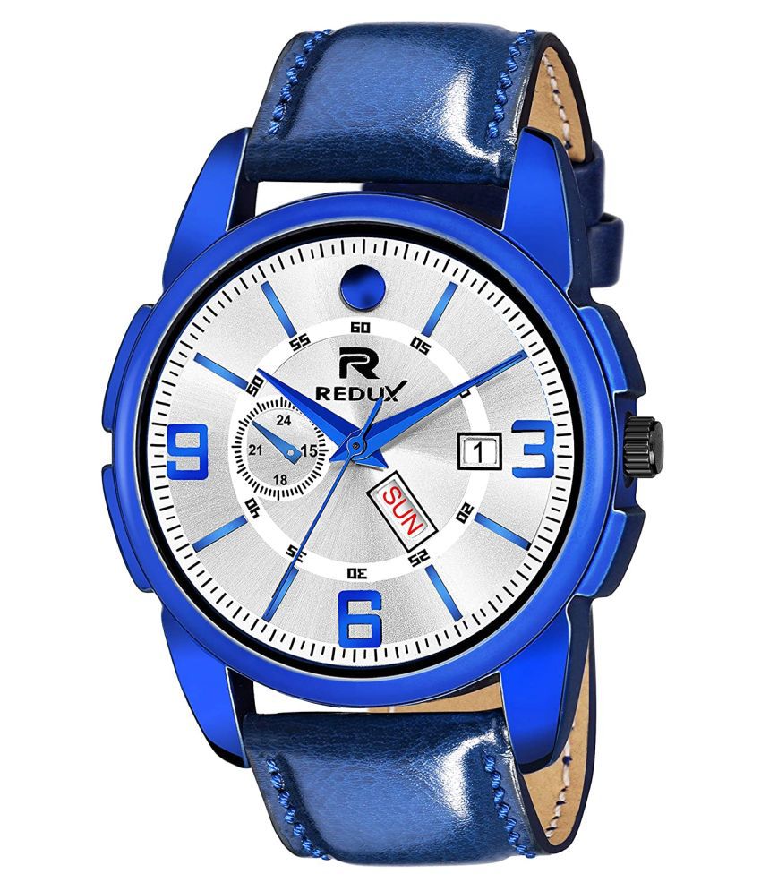     			Redux RWS0286S Blue Dial Leather Analog Men's Watch
