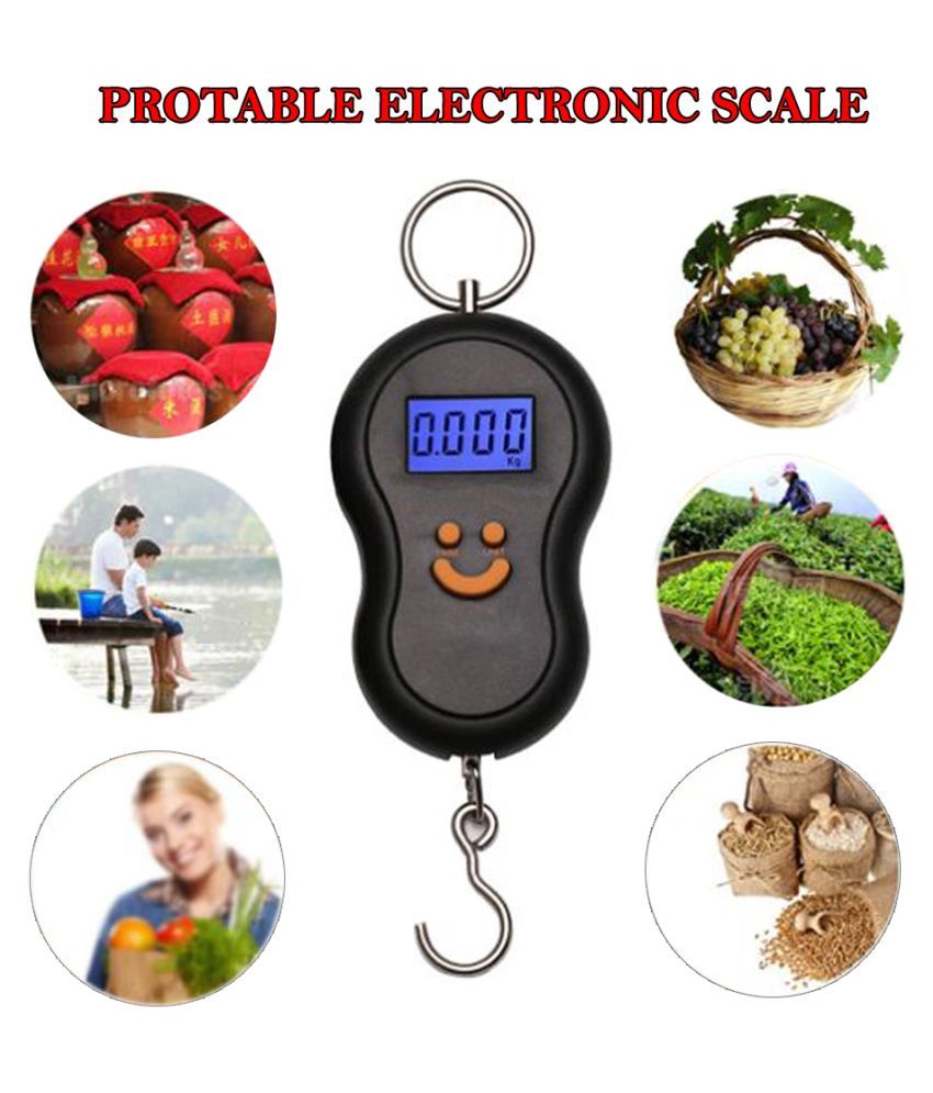     			DG LS- 01S Portable Hanging Luggage Digital Weighing Household Weighing Scale D Digital Luggage Weighing Scales Weighing Capacity - 50 Kg