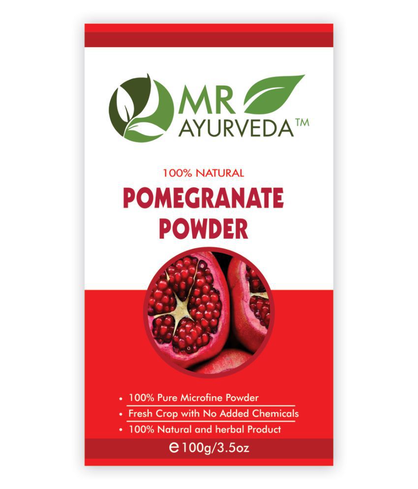     			MR Ayurveda Pure Pomegranate Peel Powder Face Pack Masks 100 gm