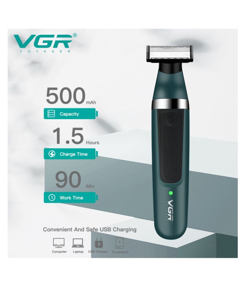 vgr V-393 Beard Trimmer ( Green ) - Buy vgr V-393 Beard Trimmer ( Green ...