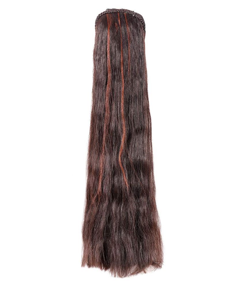 ASG Straight Clip In Hair Extension Brown & Red 30 Inch