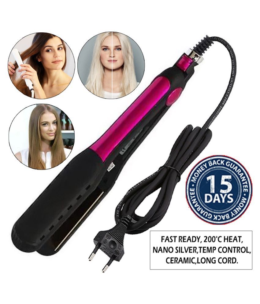     			Ceramic Plates Fast Heat up Hair Straightener, Suitable for all Hair Types Multi Multi Casual Fashion Comb