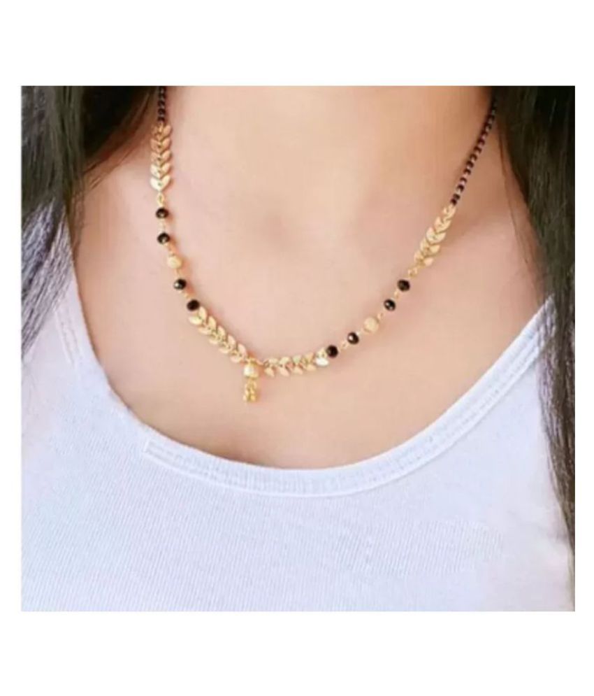     			Fashion Street - Brown Mangalsutra Set ( Pack of 1 )