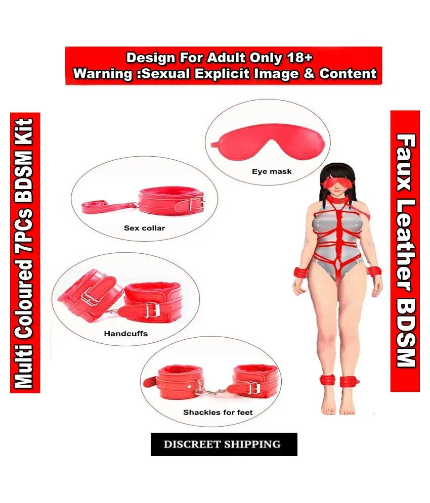 Leather Sex toys for Women PU Leather BDSM Bondage Restraint Set Bondage  Kit with a Leather Pouch bdsm bondage sex toys: Buy Leather Sex toys for  Women PU Leather BDSM Bondage Restraint