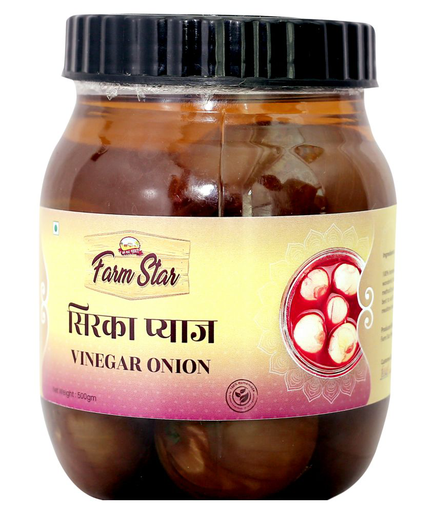 Farm Star Vinegar Onion (Sirka Pyaj) Pickle 500 g