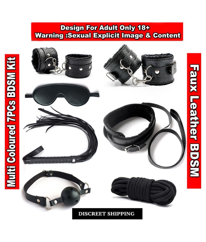 Girls Having Sex In Bondage - Leather Bdsm Bondage Gear Slave Feith Restraint Set Kit Sex Toy for Couples  Sex Game 7 Seven-Piece Set Sex Tool: Buy Leather Bdsm Bondage Gear Slave  Feith Restraint Set Kit Sex Toy