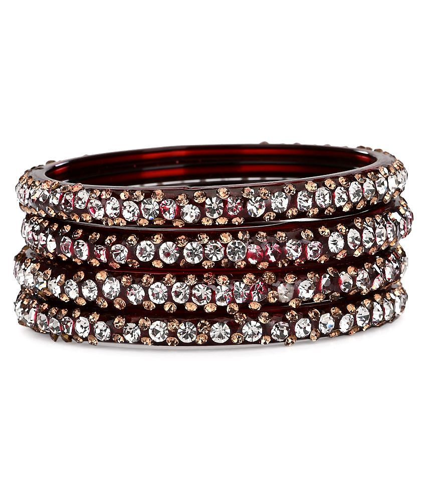 Elegant Men Somil - Multicolor Bangle Set (Pack of 2) - None 2025 at ShopCircuit | ONDC