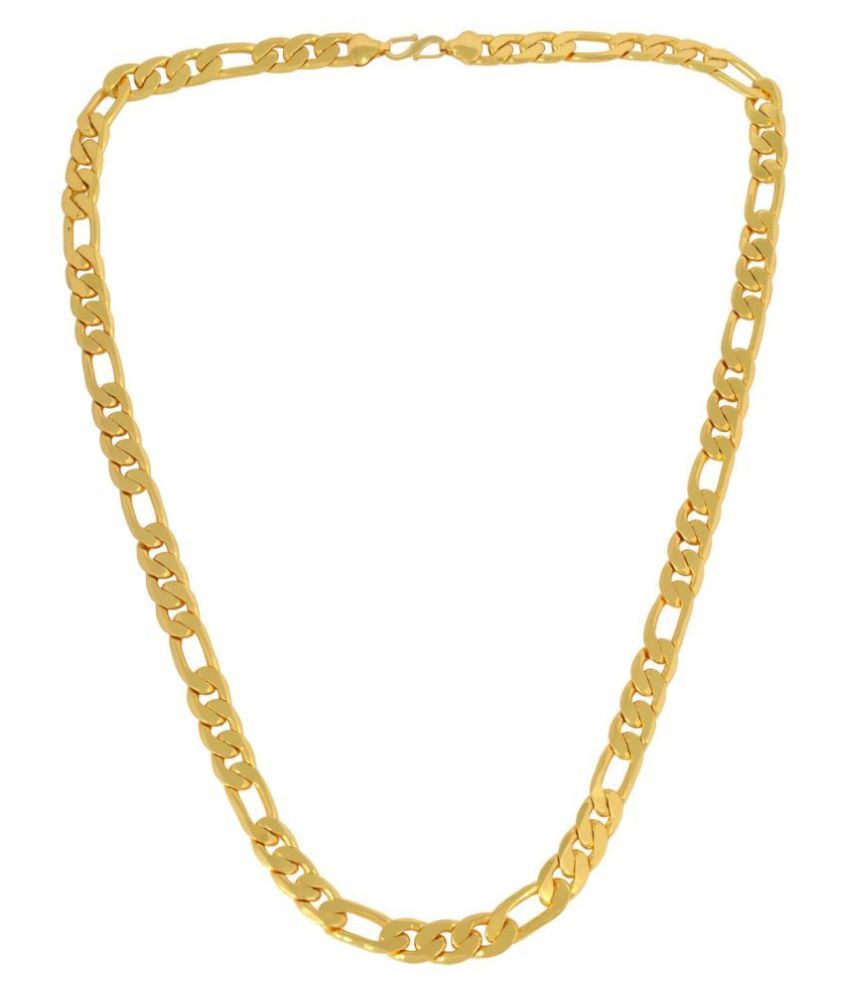     			Jewar Mandi Sachin Link Chain Gold Plated Daily Use Stylish Designer Long Use Jewelry for Men & Boys