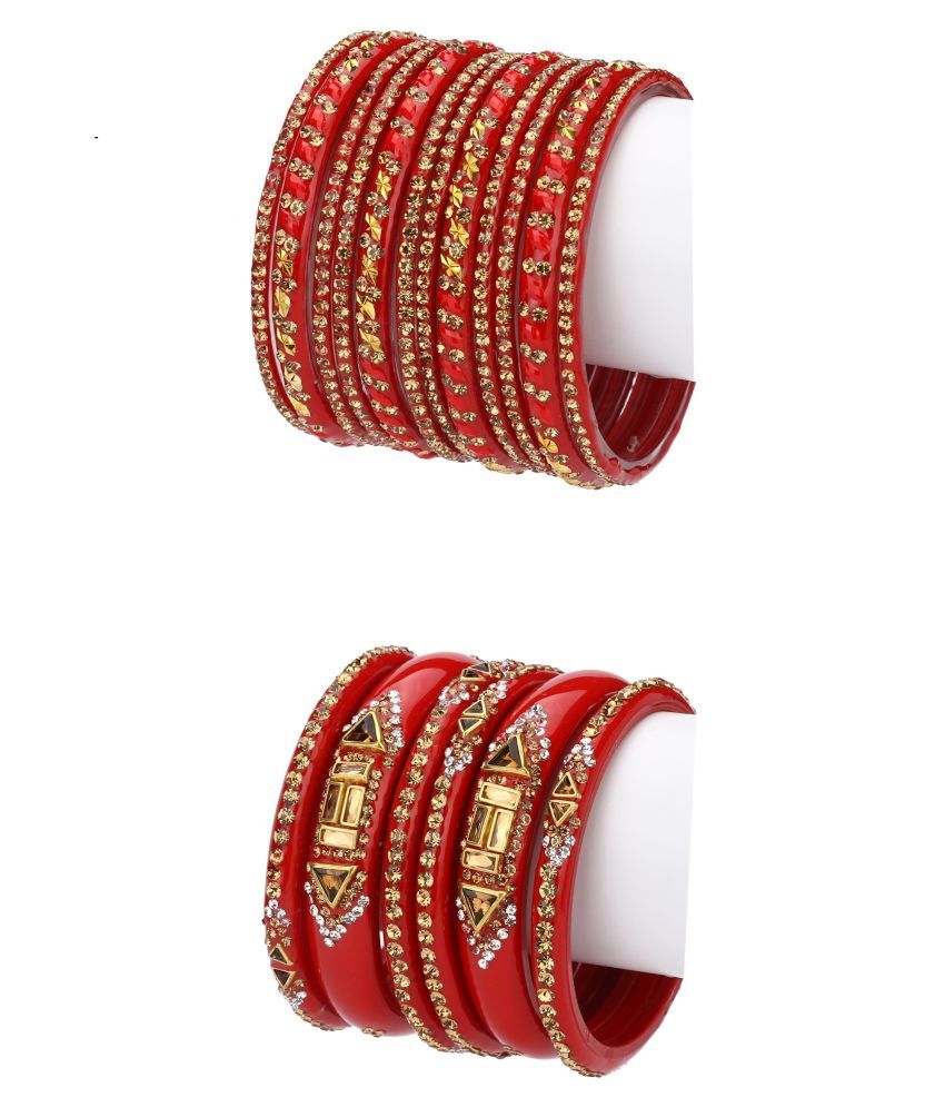     			Somil Designer And Attractive Wedding Fancy Glass Bangle Set For Party, Marriage, Function And Daily Use