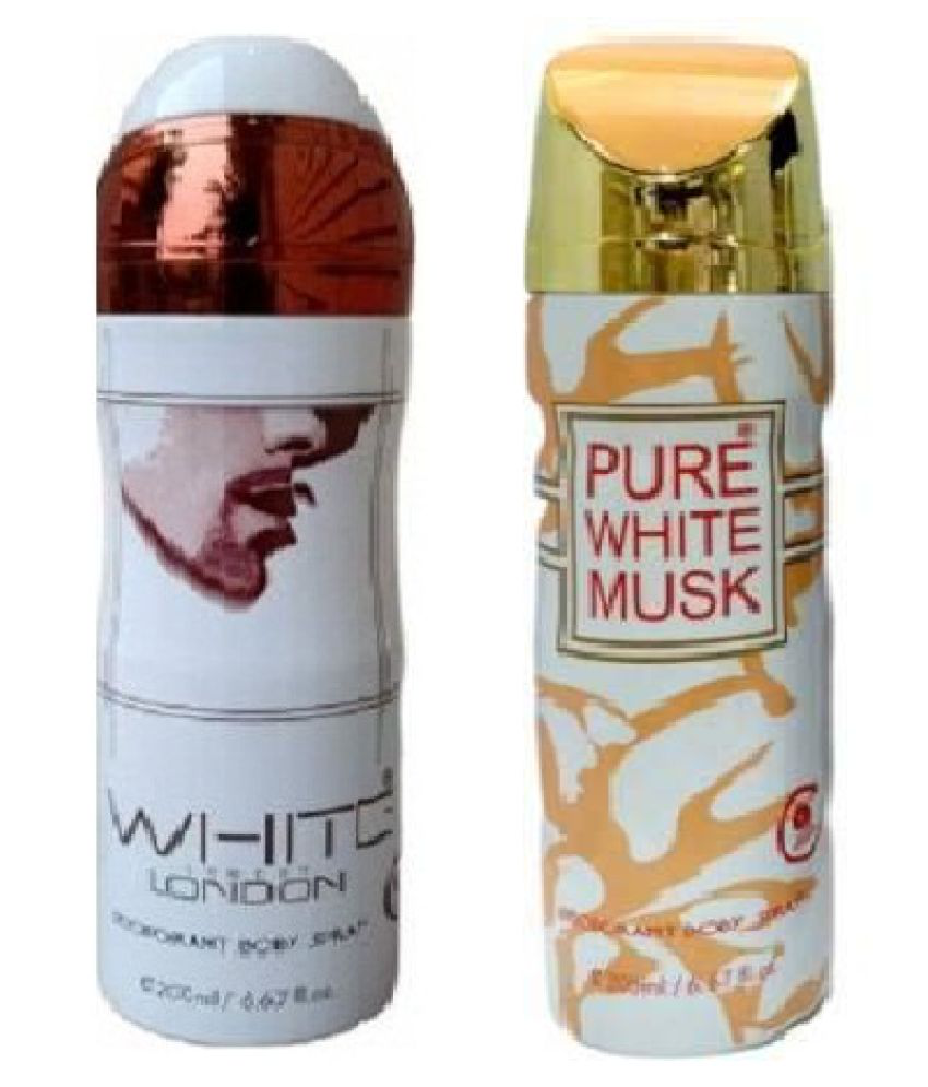     			St Louis WHITE LONDON , PURE WHITE MUSK Body Spray - For Men & Women