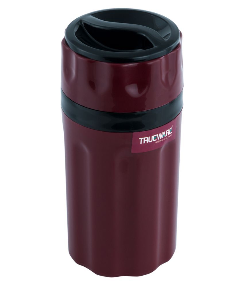     			Trueware Tuff Red Steel Flask 300 ml