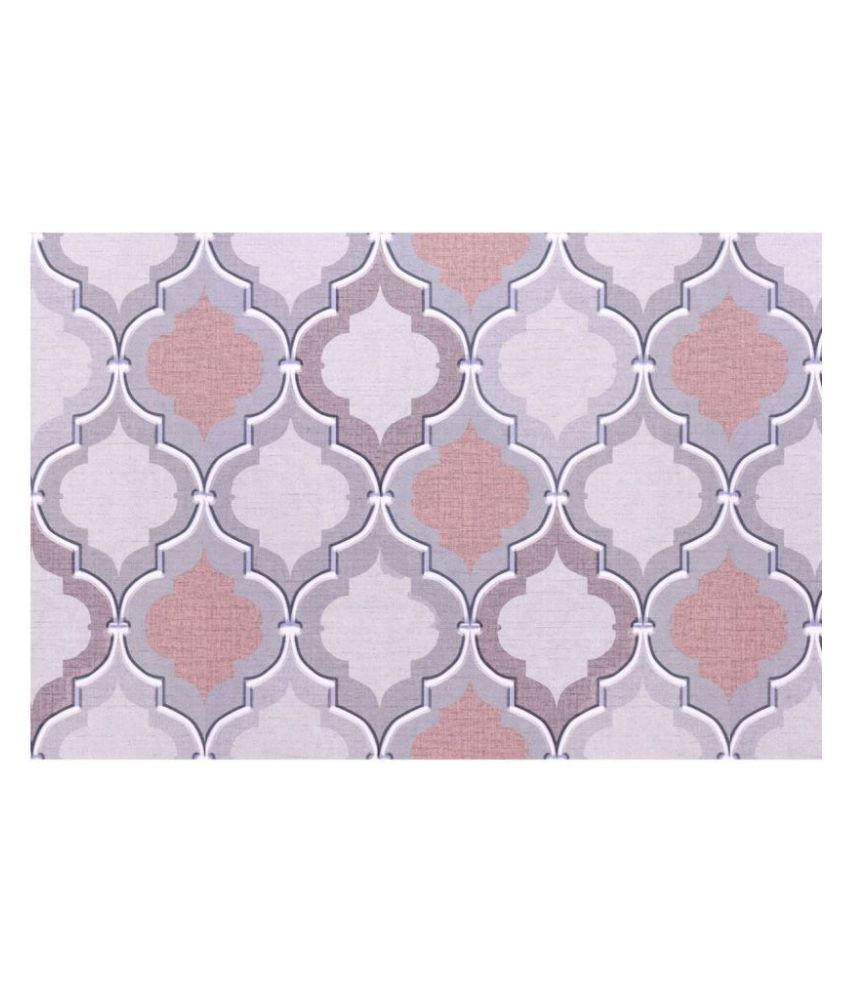     			WallDesign Clover Pattern - 8 cm W x 305 cm L Abstract Sticker ( 305 x 8 cms )
