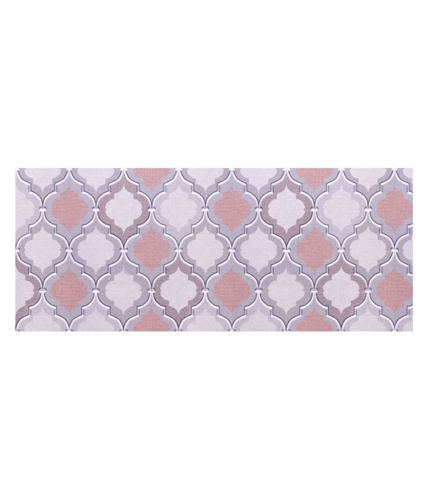     			WallDesign Clover Pattern - 8 cm W x 610 cm L Abstract Sticker ( 610 x 8 cms )