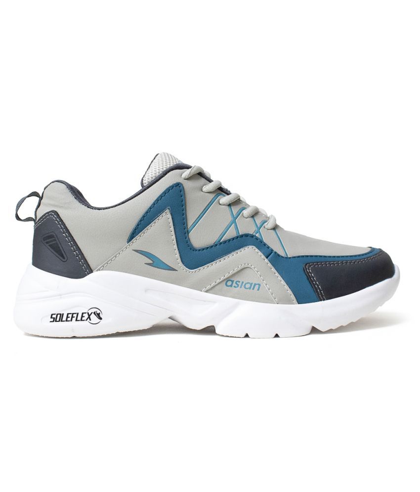 ASIAN SELTOS-03 Gray Running Shoes 