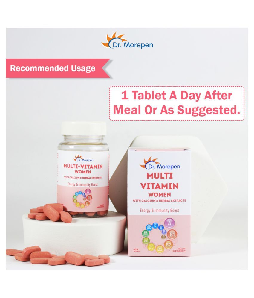 Dr. Morepen Multivitamins For Women With Calcium Energy & Immunity