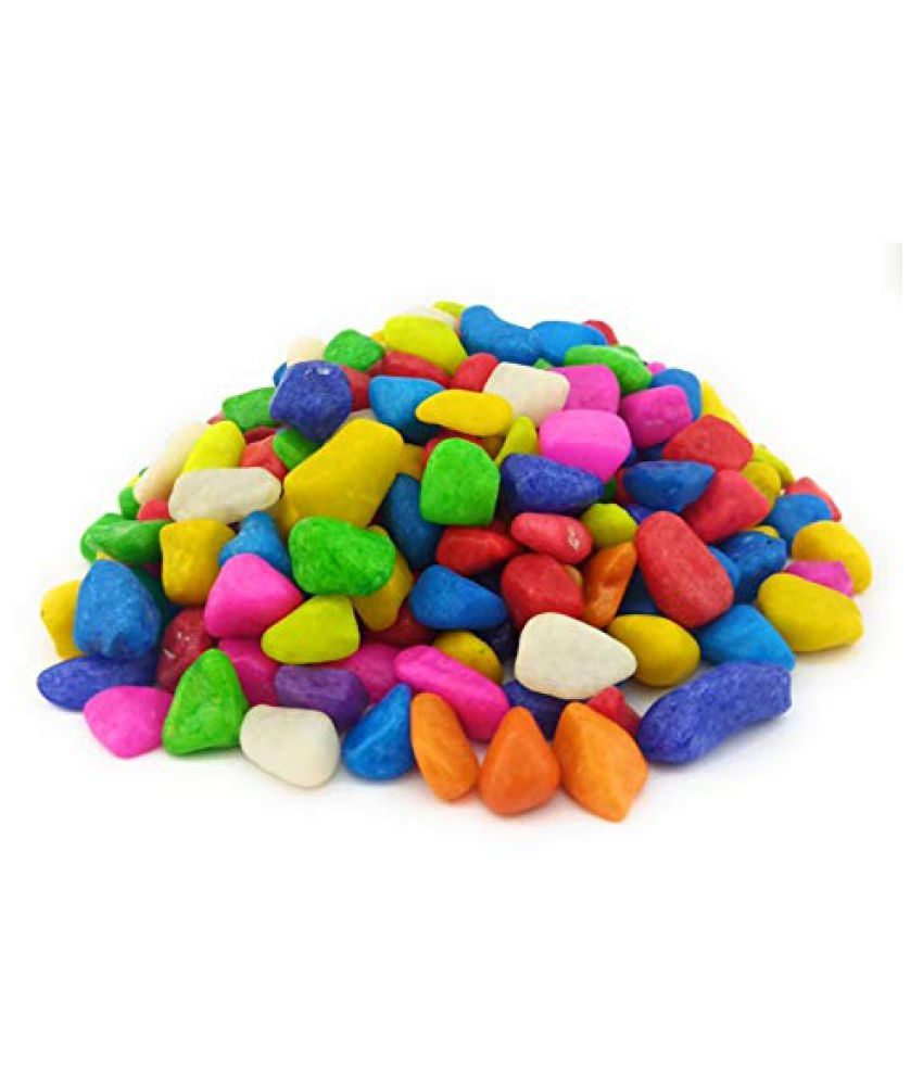     			Somil Multicolor Pabbles/Stone For Garden, Plants, Aquarium & Home Decor Wt. 450g