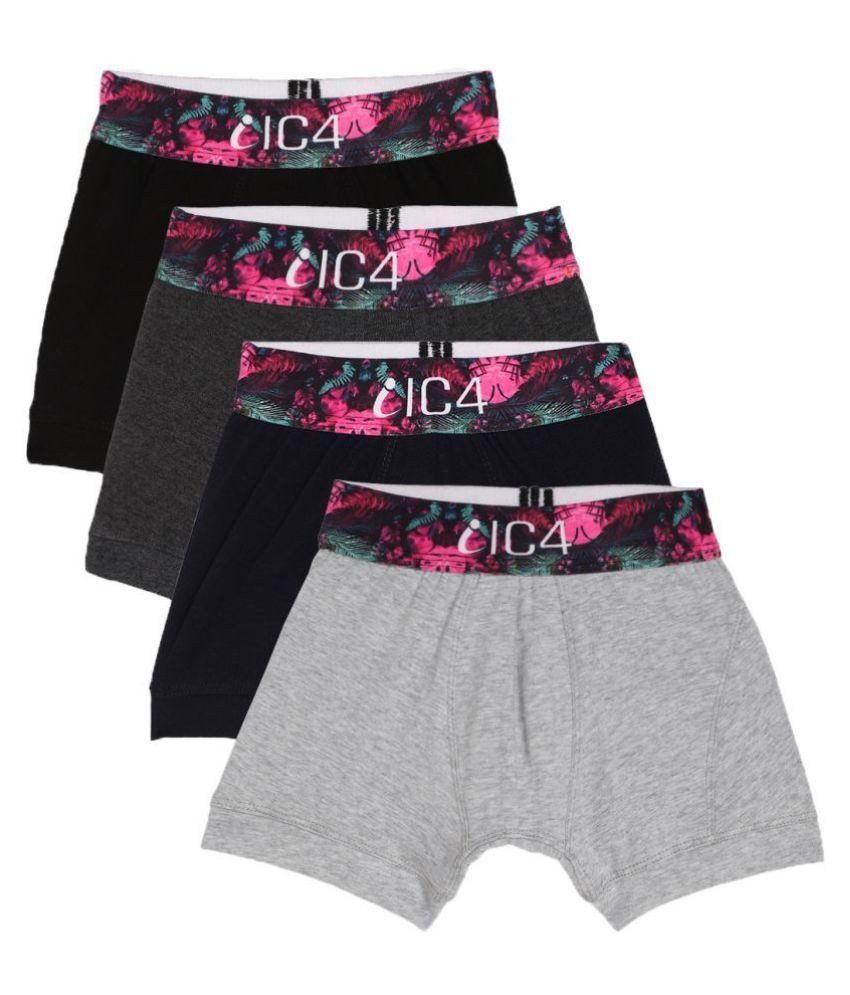     			IC4 Boy's Fashion Trunk Combo Pack of 4