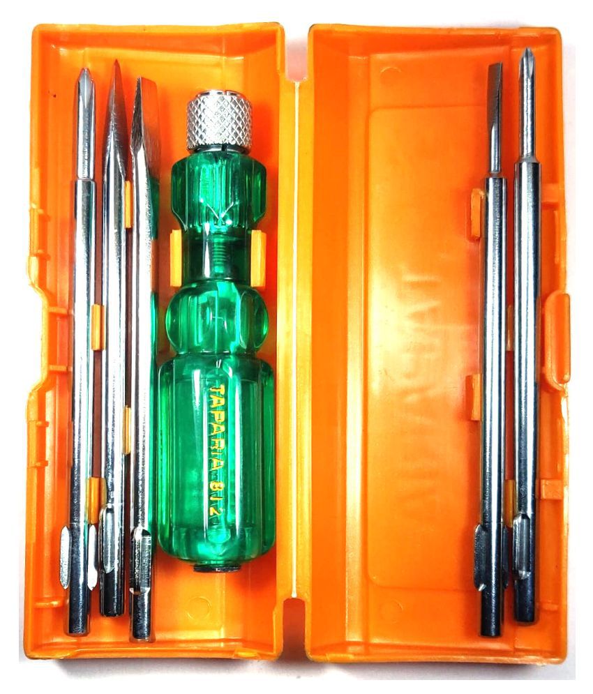 TAPARIA 5 pcs screwdriver Kit with Neon Bulb (812)