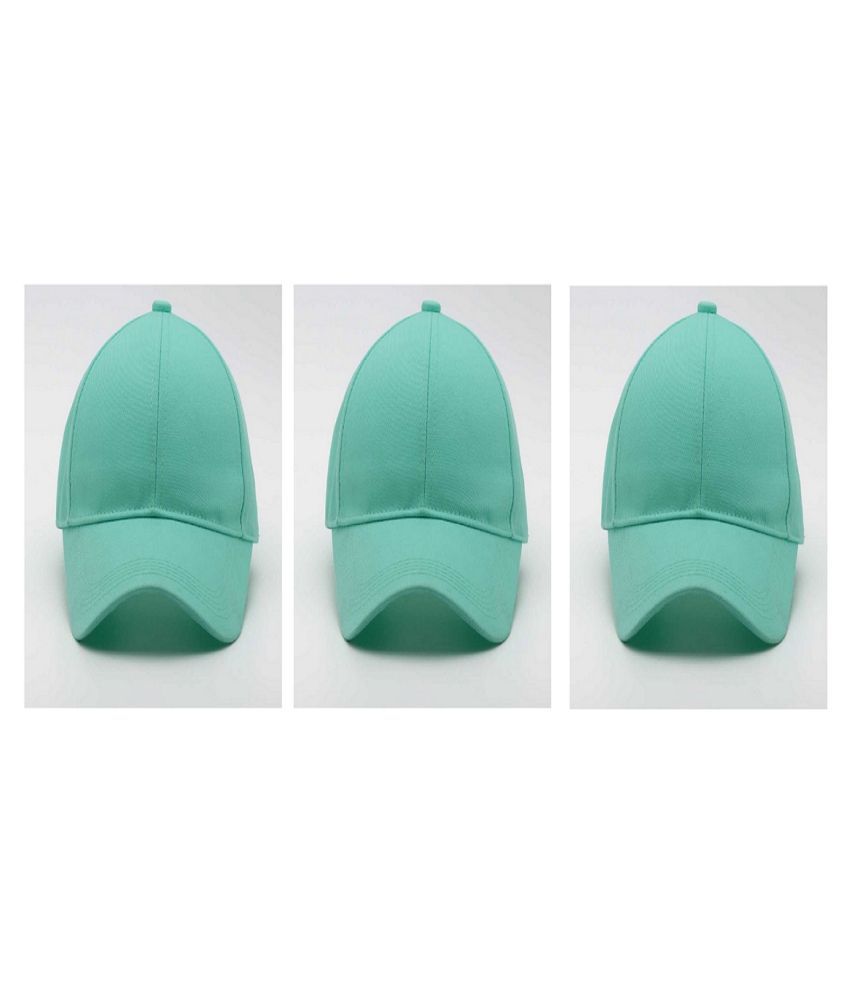 FAS Green Cotton Caps (pack of 3)