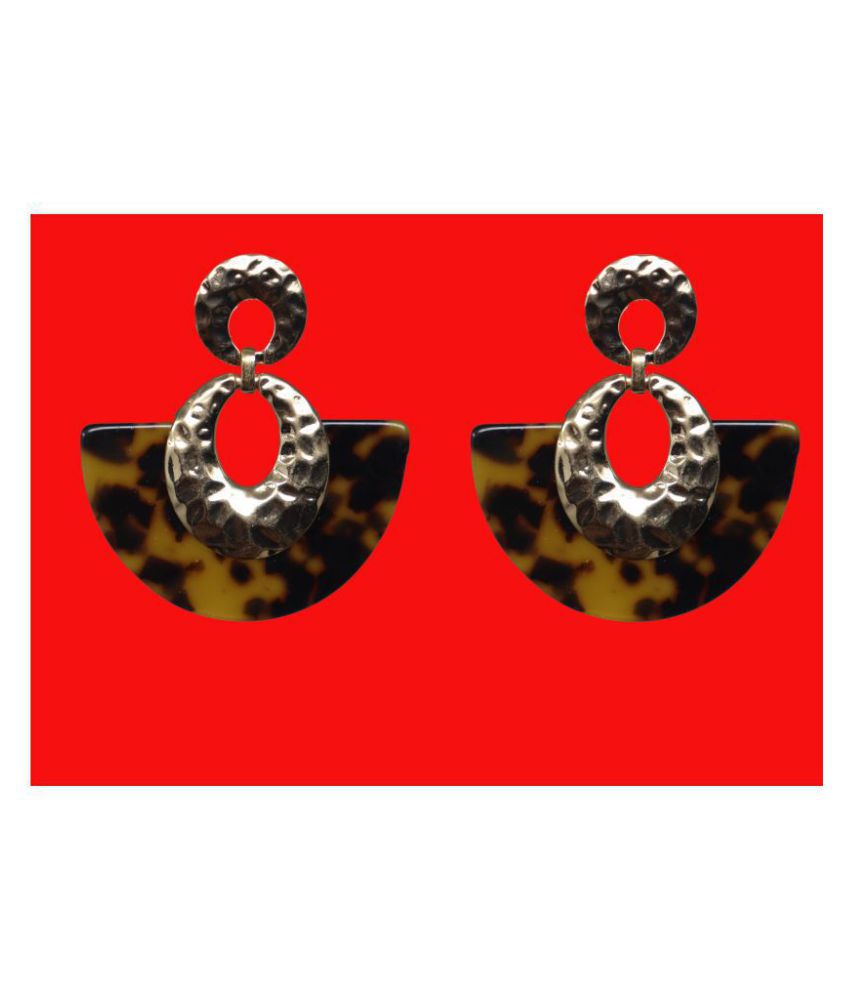 Happy Stoning Animal Print Designer Earrings for women & girls