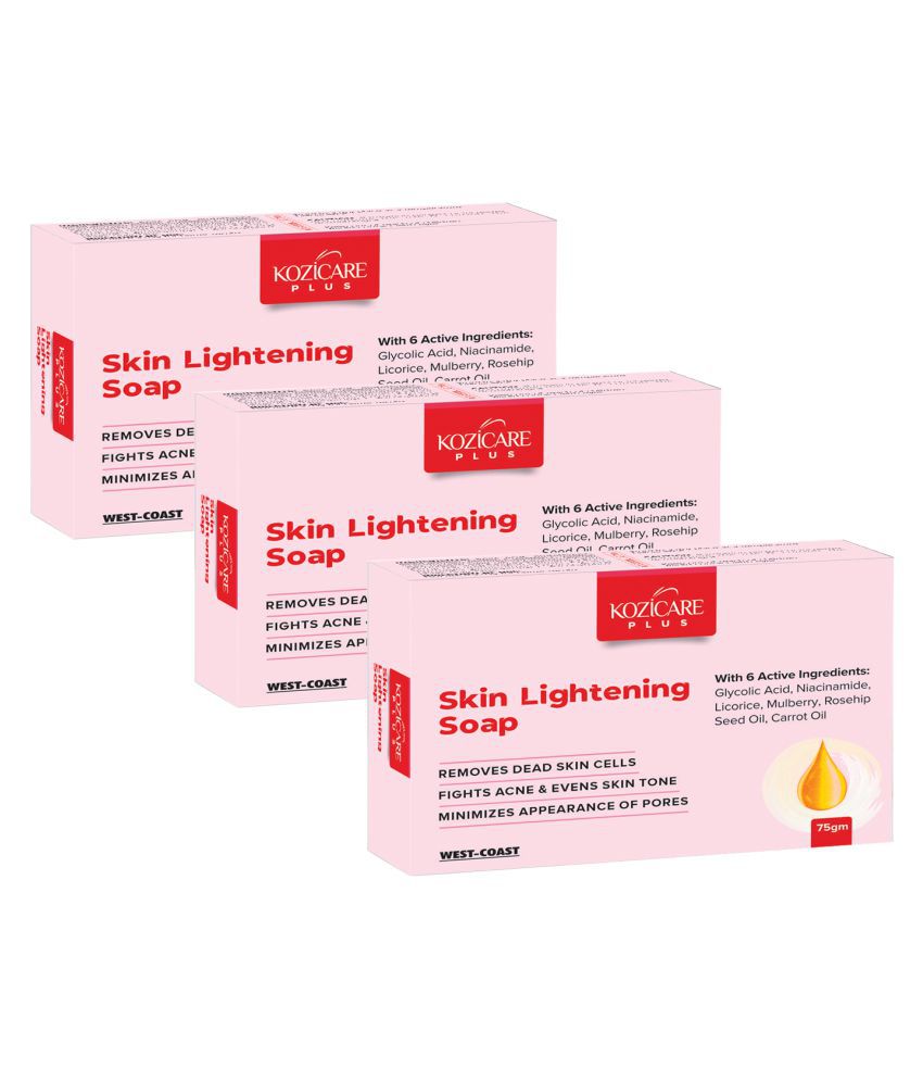 Kozicare - Skin Whitening Soap for All Skin Type (Pack of 3)