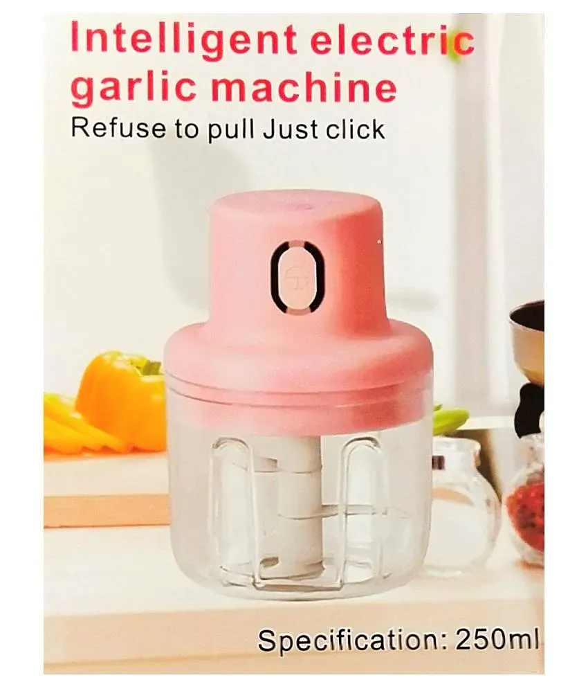 Generic USB Rechargeable Blender 3 In 1 Electric Garlic Chopper