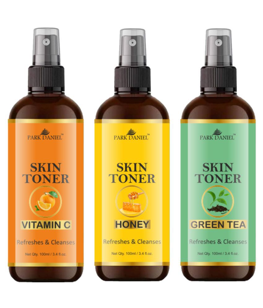     			Park Daniel  Vitamin C,Honey & Green Tea Skin Toner- Astringent 300 mL Pack of 3