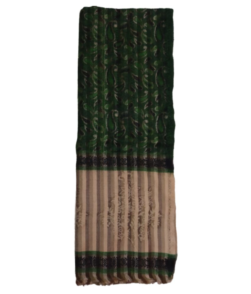     			new india trends Green Kashmiri Shawl - Single