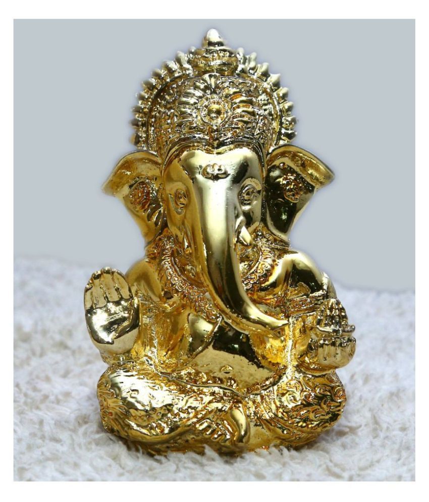 Ganesh Gold Divinity Idols Golden: Buy Ganesh Gold Divinity Idols ...