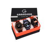 Grandson Analog Attractive set of 3 Watch Combo For Boys
