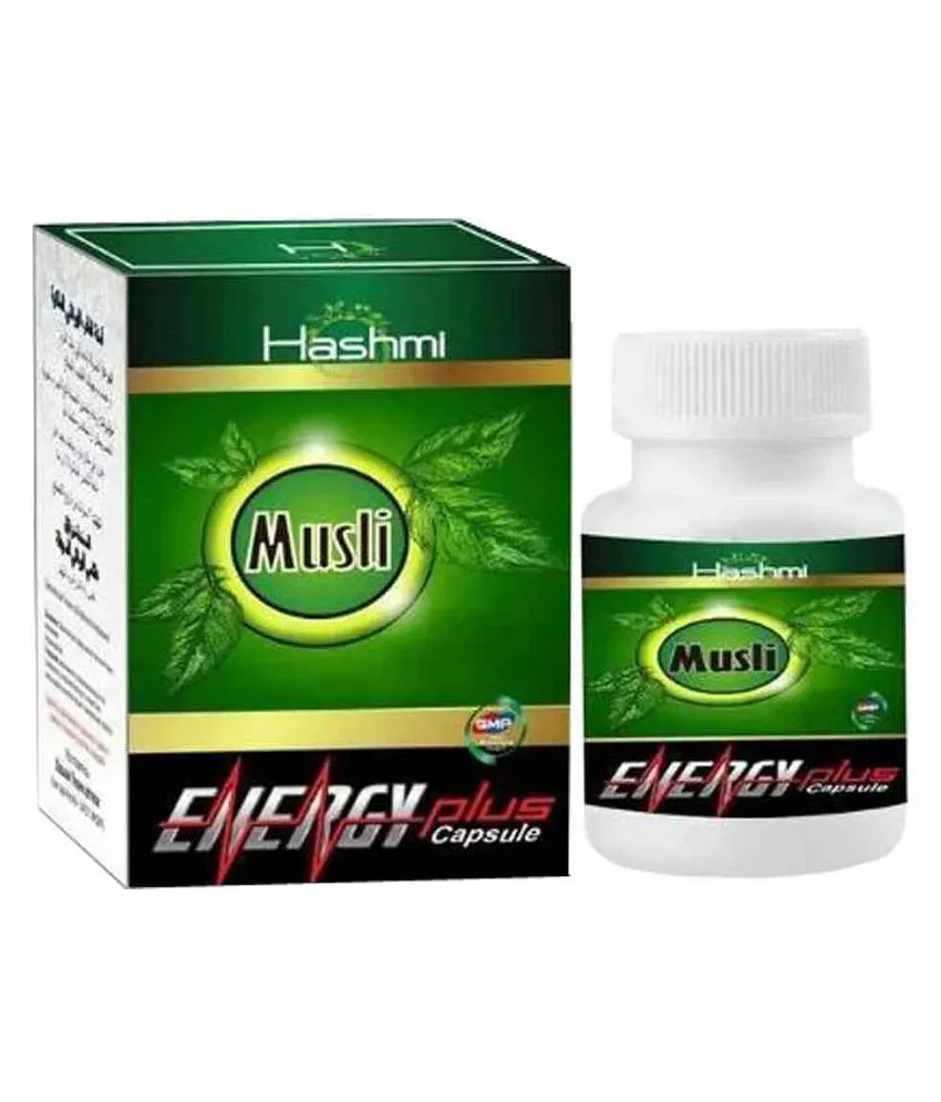 Hashmi Musli Energy Plus Capsule for Men Sex Power for Long-Time Performance