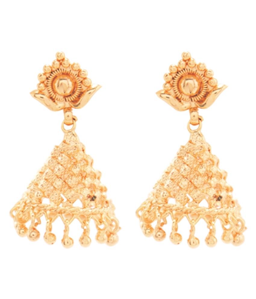 Moonplus Gold Plated Jumkha Earrings Jimikki Kammal For Girls And Womens Buy Moonplus Gold Plated Jumkha Earrings Jimikki Kammal For Girls And Womens Online At Best Prices In India On Snapdeal