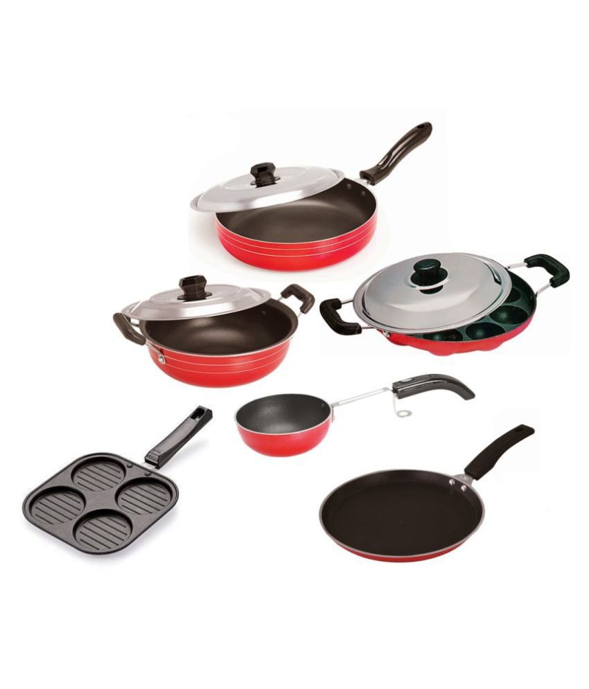     			Dynore set of 6 non-stick 6 Piece Cookware Set