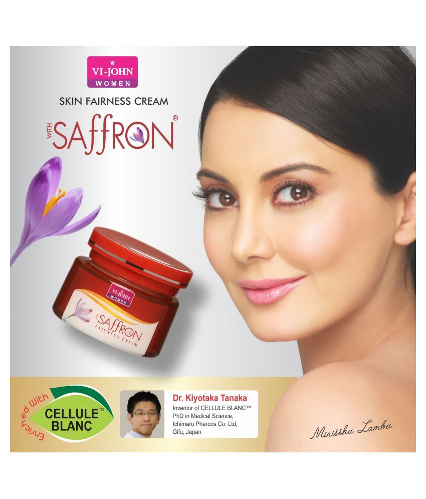 VIJOHN Saffron Fairness Cream Advanced, 50g (Pack Of 4) (200 g) Buy