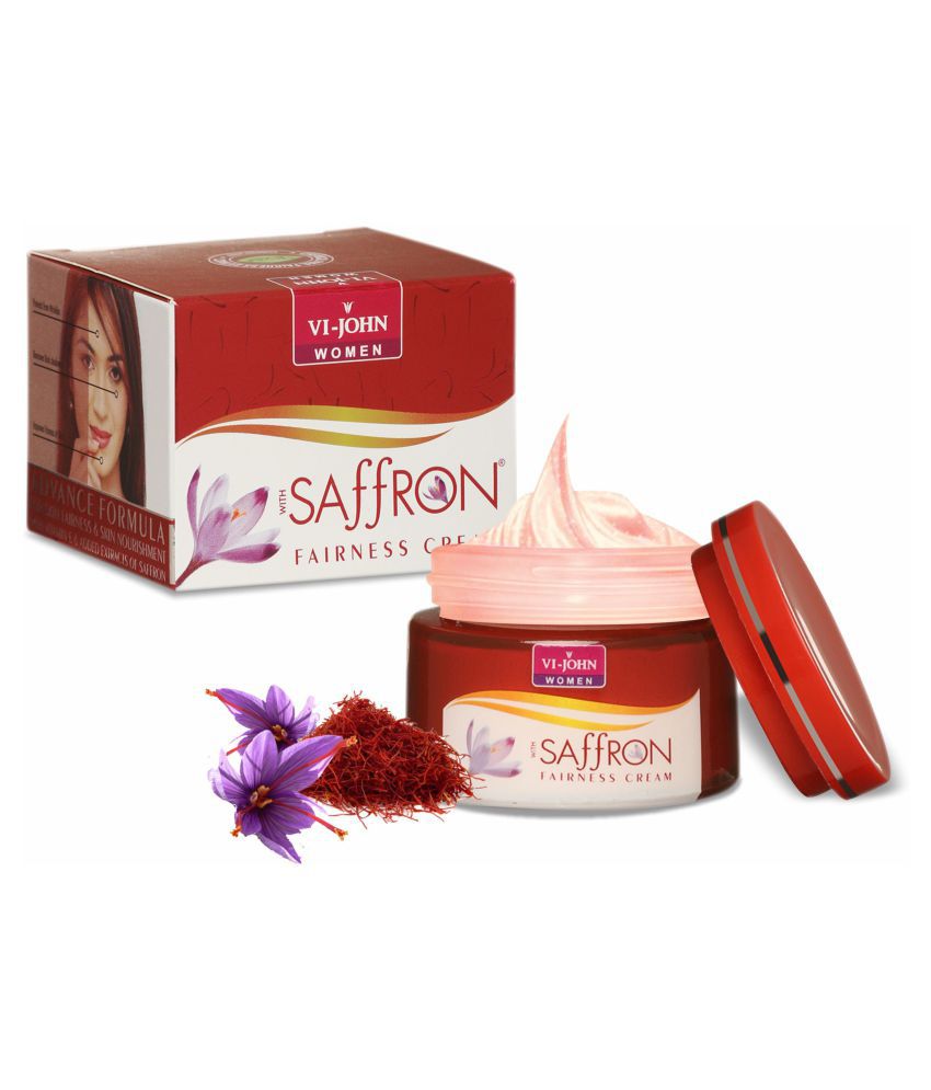     			VIJOHN Saffron Advance Skin Fairness Cream Enriched With Vitamin E for Women 50g Pack of 6