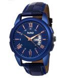 HMCT - Blue Leather Analog Men's Watch