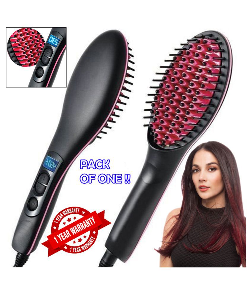 C Silk Smooth Ceramic Hair Straightener Professional Hair Styling Brush  Iron 45W Multi Casual Combo: Buy Online at Low Price in India - Snapdeal