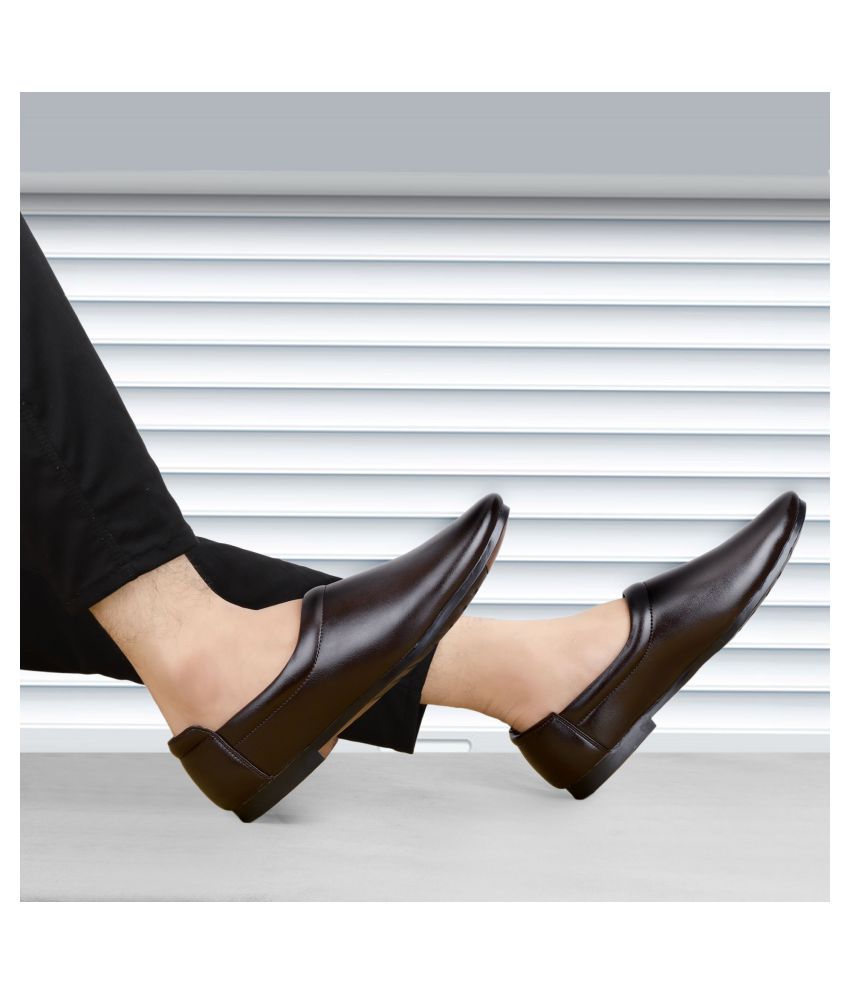 markrange brown loafers