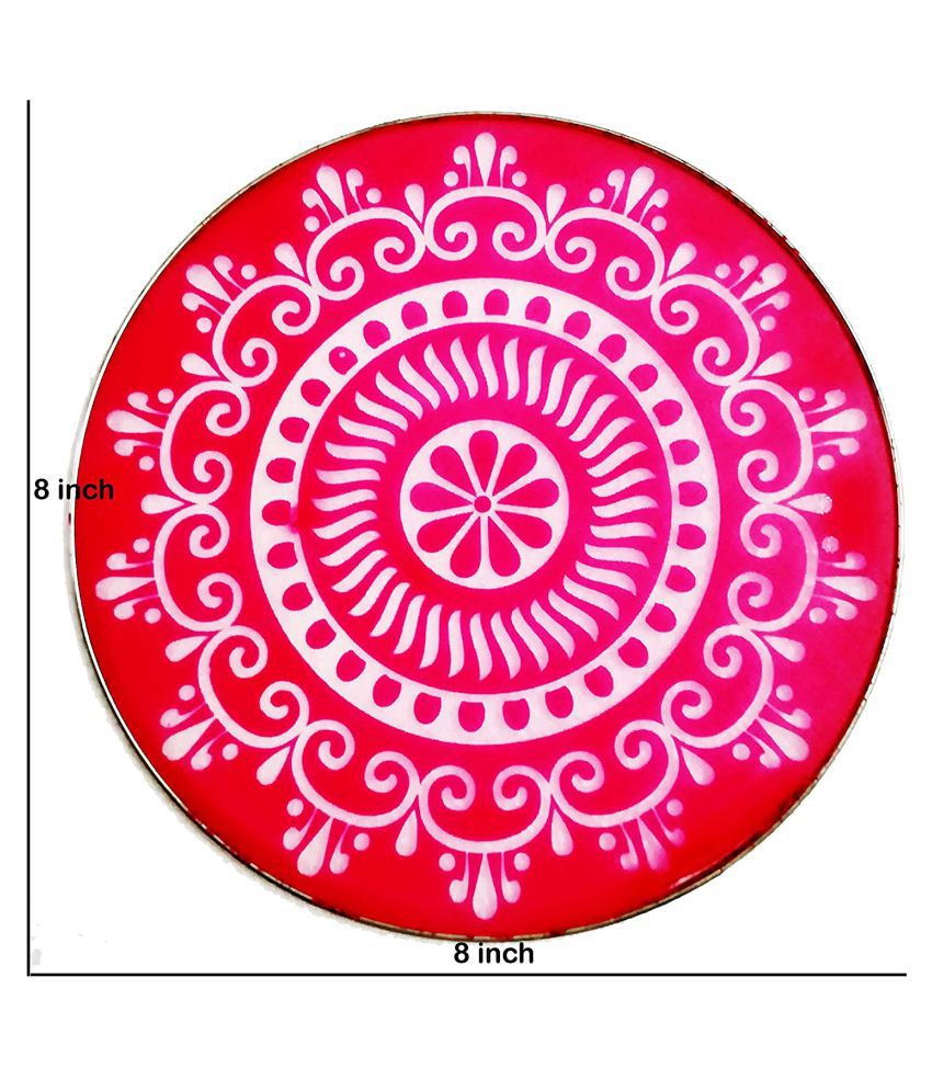 Rangoli Round Stencil 4 Inch To Make Beautiful Rangoli Set Of Assorted 10 Design