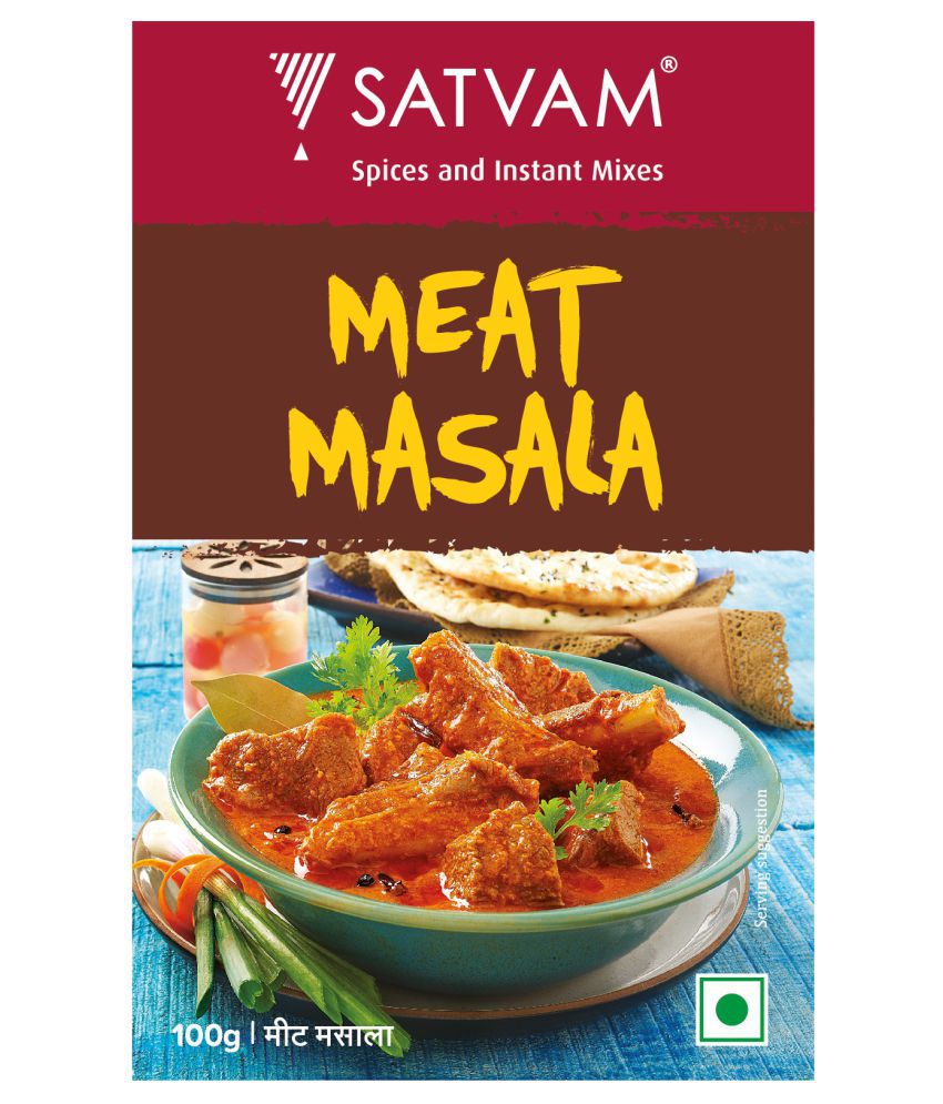 SATVAM Meat Masala (5 * 100g) Masala 500 gm Pack of 5