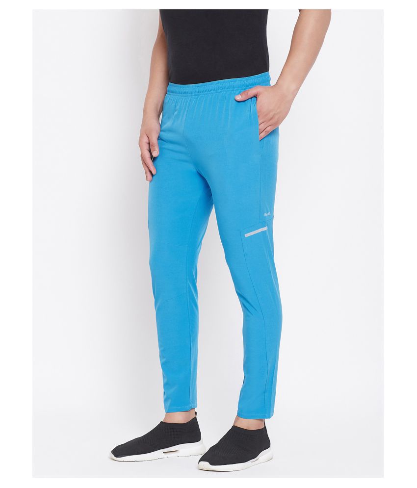 SKY BLUE SPORTS AND TRAINING FIT TRACKPANTS FOR MEN'S