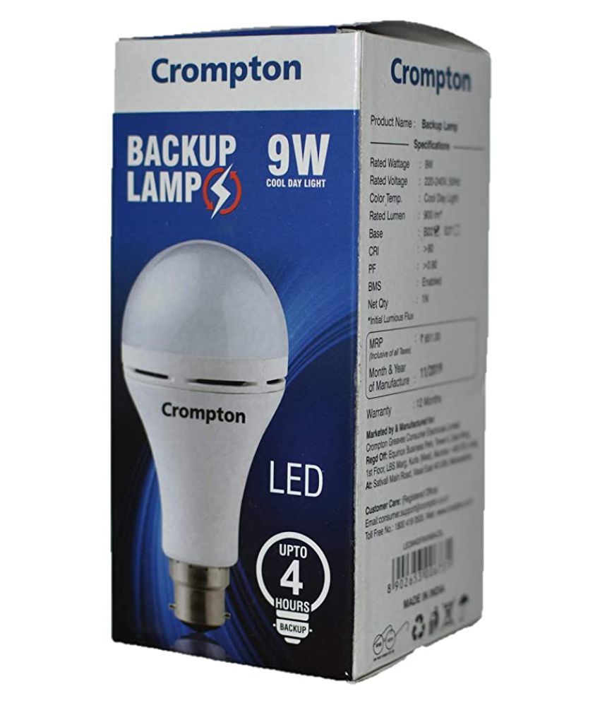 crompton led backup bulb