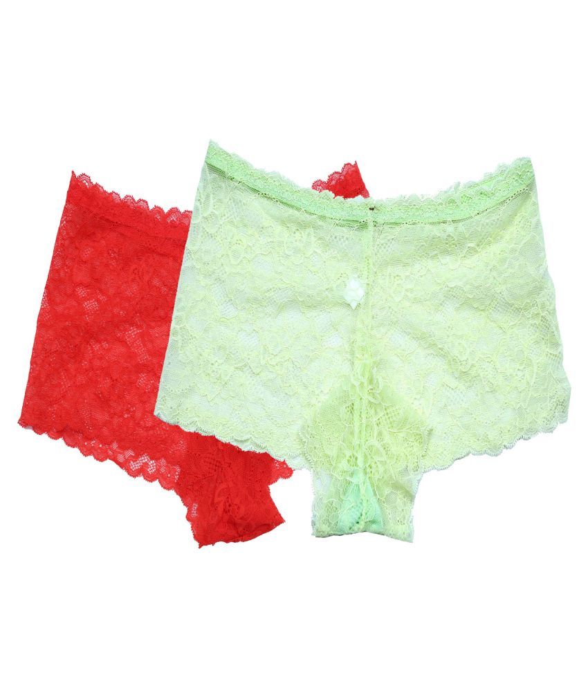     			Elina Lace Thongs - Pack of 2