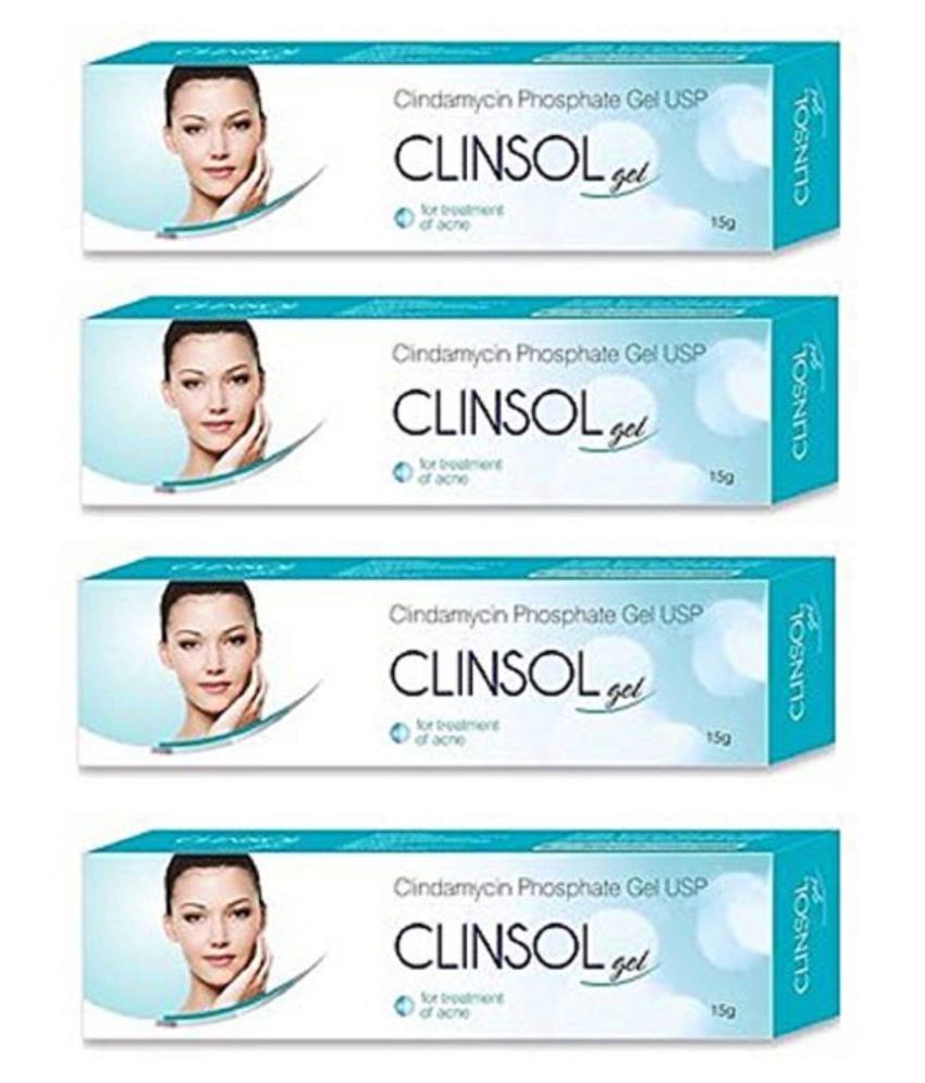     			CLINSOL GEL 15 GM (PACK OF 4) Night Cream 60 gm Pack of 4