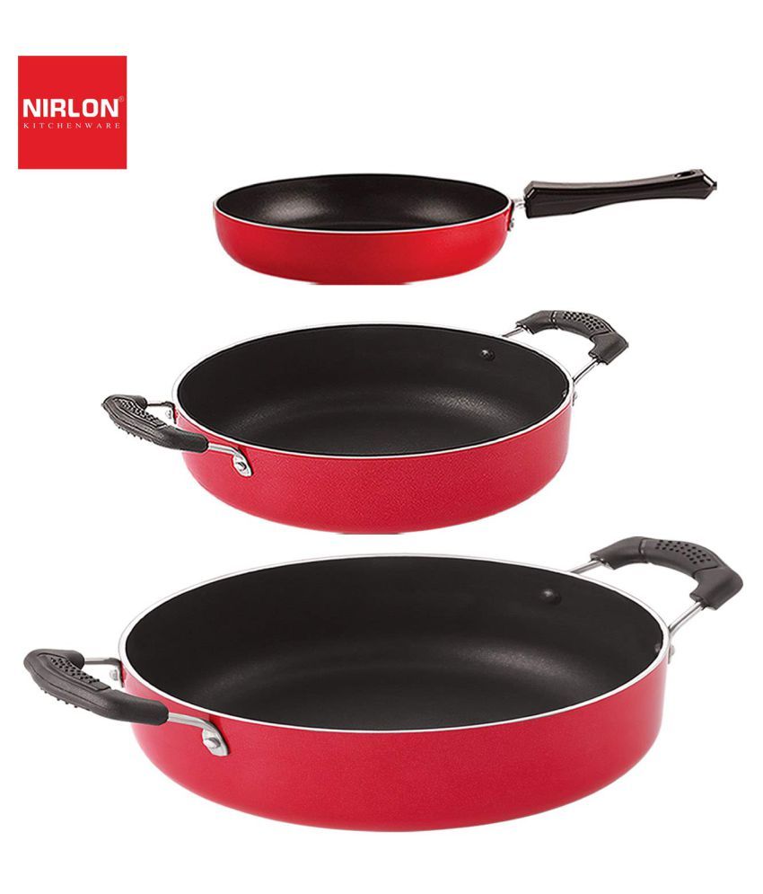 Nirlon Kitchenware Classic Range 3 Piece Cookware Set Buy Online at