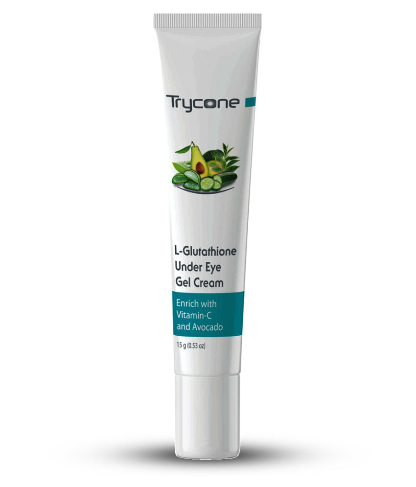 Trycone L- Glutathione Under Eye Gel Cream Enrich with Vitamin C & Natural Extracts-15 gm