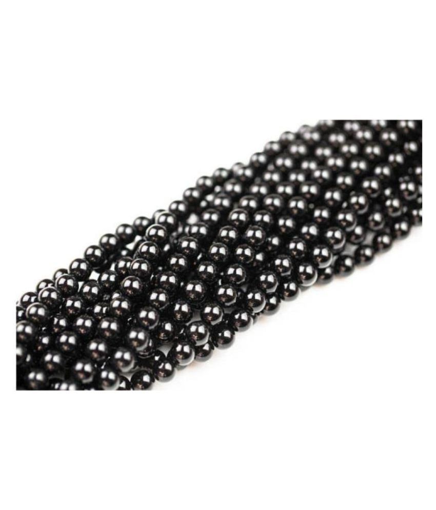     			8 mm A Grade Natural Smooth Round Black Onyx beads