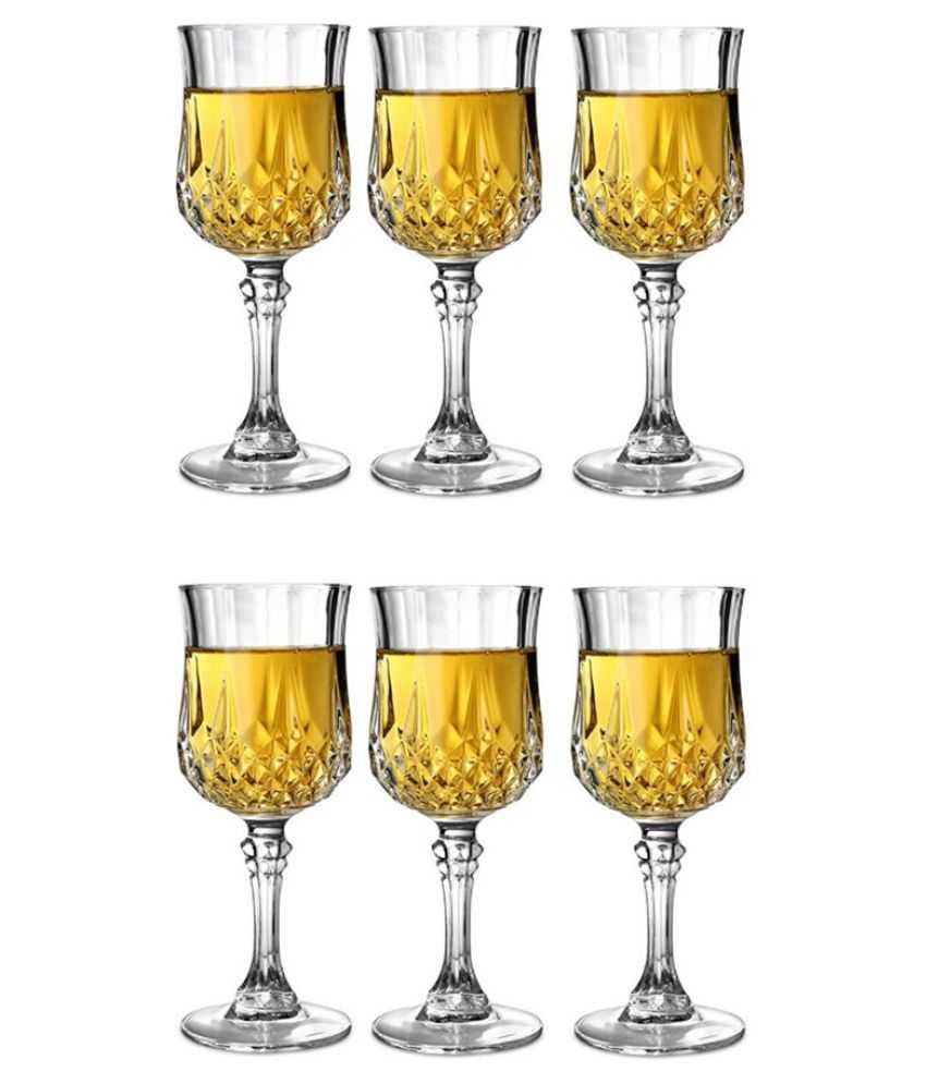     			Somil Wine  Glasses Set,  100 ML - (Pack Of 6)