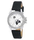 EMPERO Leather Round Womens Watch