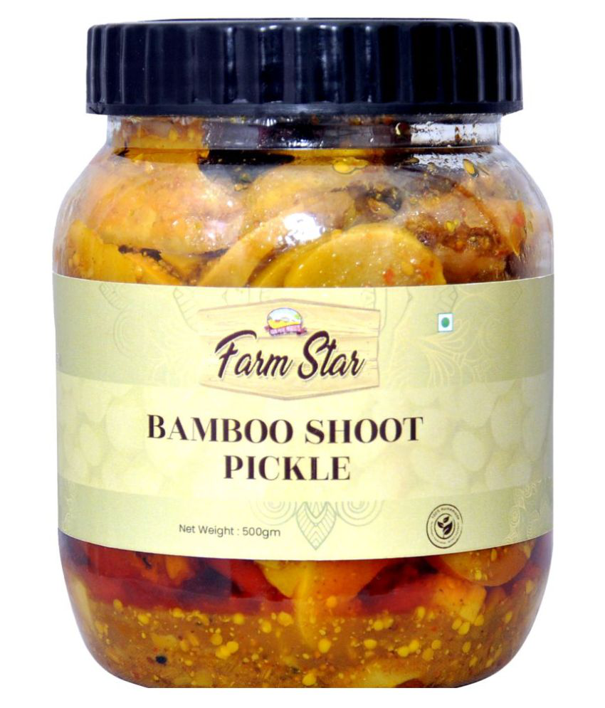 Farm Star Bamboo Shoot Pickle (100% Fresh & Homemade) Pickle 500 g